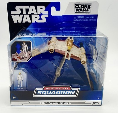 Star Wars Micro Galaxy Squadron V-19 Torrent Starfighter #0137