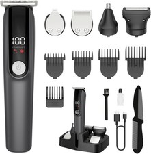 Beard Trimmer for Men, Electric Razor for Nose, Body, Face and Mustache, 5-In-1