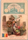 VINTAGAE CARD FROM 1925-30 série de chromolithographies IMAGE BANKNOTE ROMANIA