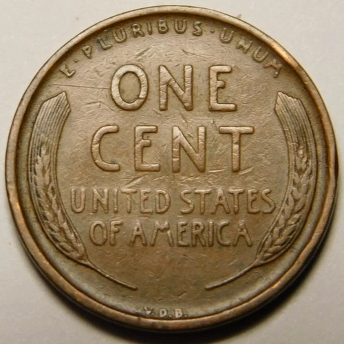 1909 VDB Lincoln Wheat Cent Penny VF-Details   "Actual Coin Pictured"