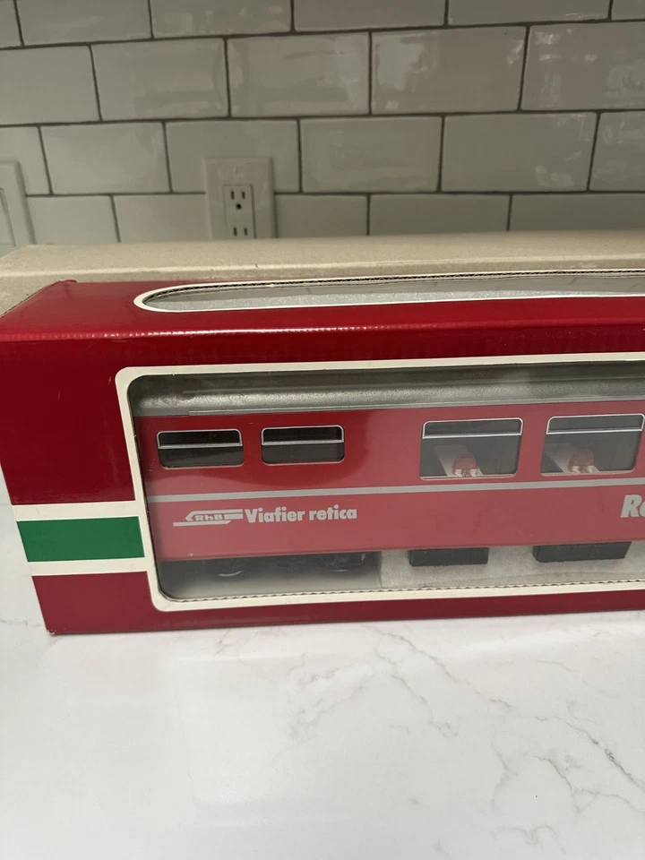 LGB 3068 Rhb Red Restaurant / Diner Car - Metal Wheels EX/Box - Image 3 of 4