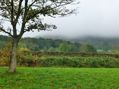 Photo A3 View across the road from the lay-by near the turning to Beili- c2013