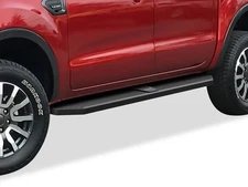 APS Black Running Boards Style Fit 19-23 Ford Ranger SuperCrew Cab