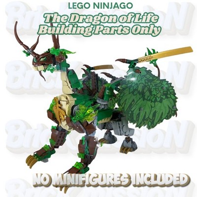 LEGO NINJAGO The Dragon of Life Building Parts Only 71859 No Minifigures