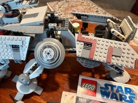 Lego 7675 Star Wars AT-TE WALKER Incomplete With Manual NO minifigures