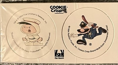 1994 Fox Children s Network And Cookie-Crisp Bobby Characters #5 & #6