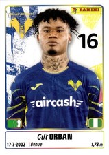 PANINI CALCIATORI 2025-26 2026 N.217	Gift Orban	Hellas Verona