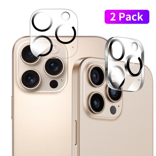 2er Set iPhone 16 Pro/Max Universal Transparent Siebdruck Linse Folie - Bild 12 von 12