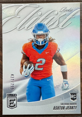 2025 Donruss Elite Silver Rookie Elitist Ashton Jeanty #d 437/799