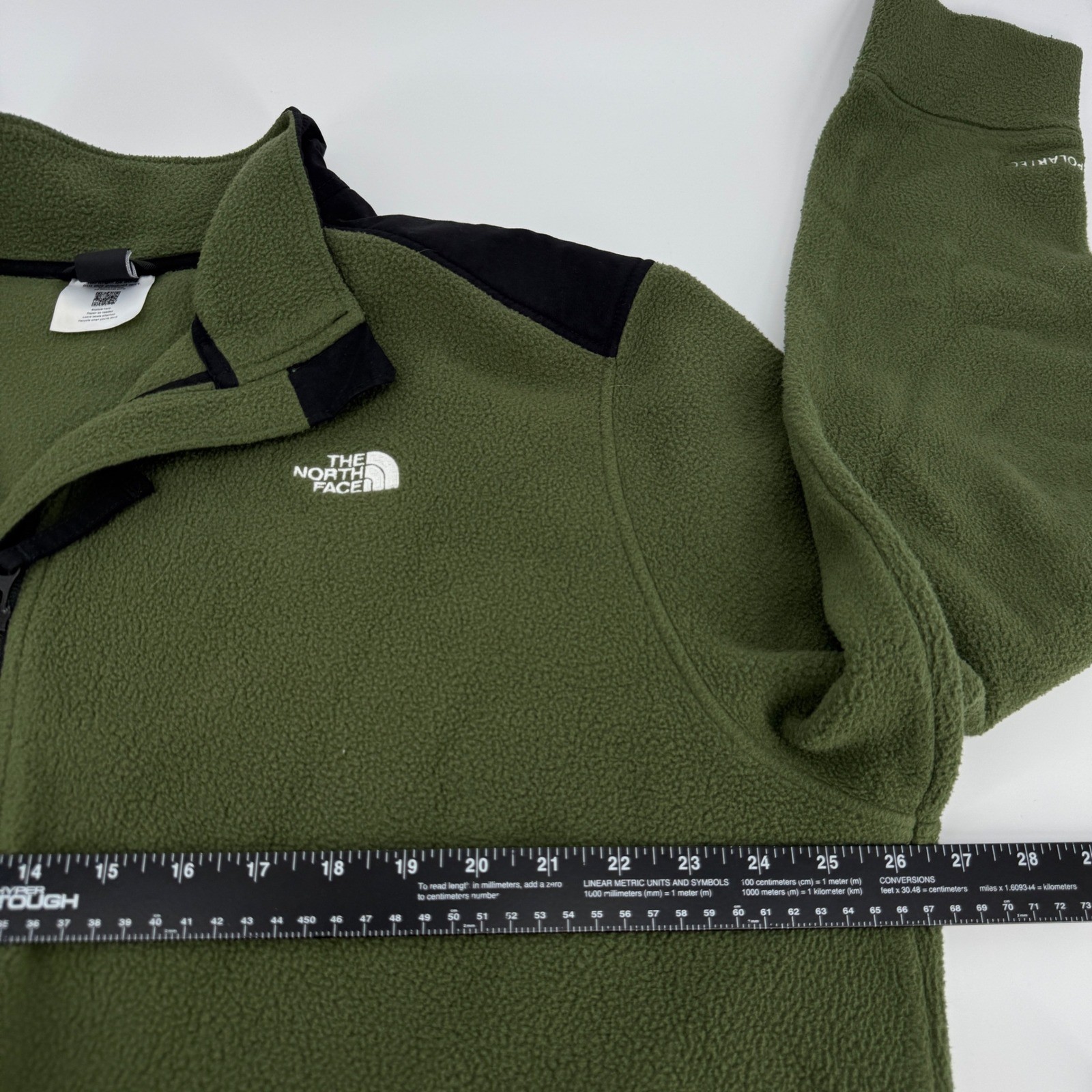 The North Face Mens Fleece Jacket Green Polartec Full Zip Outdoor Size XXL 2XL thumbnail 7