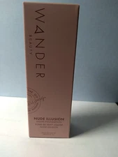 WANDER BEAUTY Nude Illusion Liquid Foundation, FAIR LIGHT, 1 Fl Oz / 30mL NIB