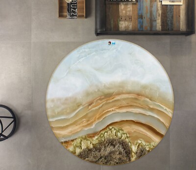 3D Elegant Jade Texture NBC493079 Game Rug Mat Elegant Photo Carpet Mat Romy