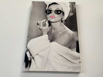 Audrey Hepburn Style Art, Audrey Hepburn Make Up Canvas Print
