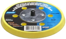 Norton 6" Pressure Sensitive Stick and Sand Abrasive Medium Low-Profile Pad