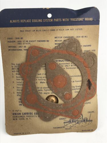 1951-66 Dodge Chrysler Desoto Plymouth Thermostat Brass CA2-212BP, Made In USA - Picture 2 of 4