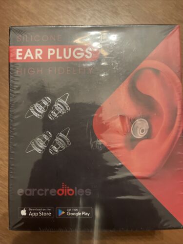 Bouchons d'oreille en silicone haute fidélité - 2 paires - pour la réduction du bruit - Photo 1 sur 3