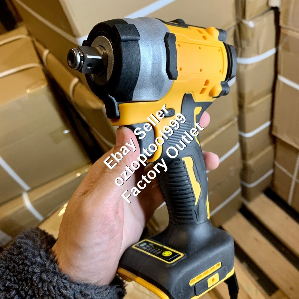 2in1 Brushless 1/2'' 1/4" Impact Wrench Rattle Gun For Dewalt