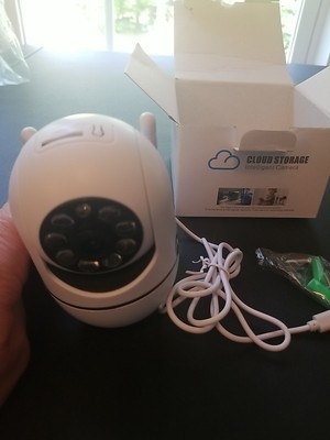 CLOUD STORAGE Intelligent Camera High Resolution White NEW Open Box. Tested