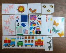 Mrs. Grossman's Sticker Lot Full Partial Sheets Ballet Train Butterfly Sun S48