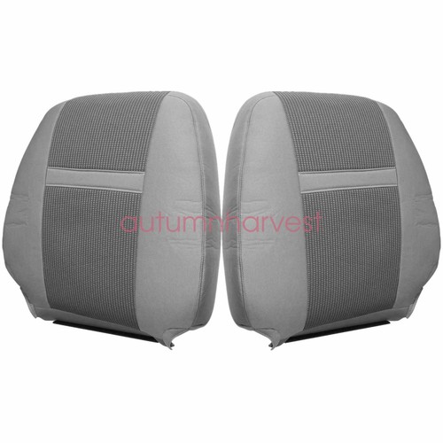 For 2006-2010 Dodge Ram 1500 2500 Driver & Passenger Top Cloth Seat Cover Gray - Bild 2 von 11