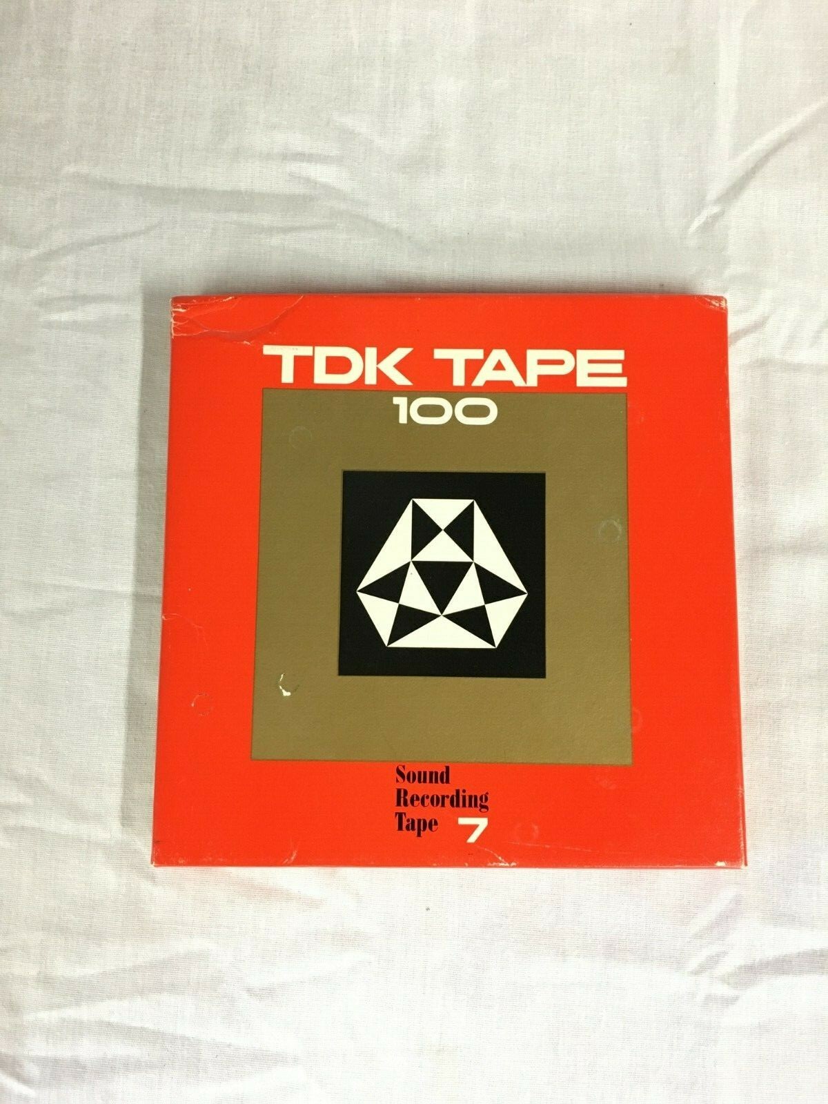 VINTAGE TDK TAPE 100 TYPE 100-7 SOUND RECORDING TAPE 7'' 