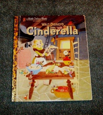 Little Golden Book Classic CINDERELLA by Janet Werner (2002, Hardcover) 1st Ed..
