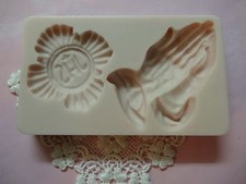 First Communion II Set silicone mold fondant cake decorating APPROVED FOR FOOD