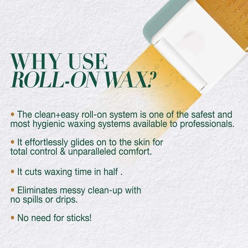 Clean & Easy Replacement Large Roller Head 3 pack. Waxing, Salon, Spa, Unisex - Picture 6 of 7