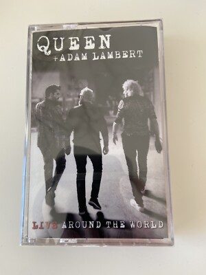 QUEEN + ADAM LAMBERT LIVE AROUND THE WORLD RED CASSETTE BRAND NEW LTD EDITION