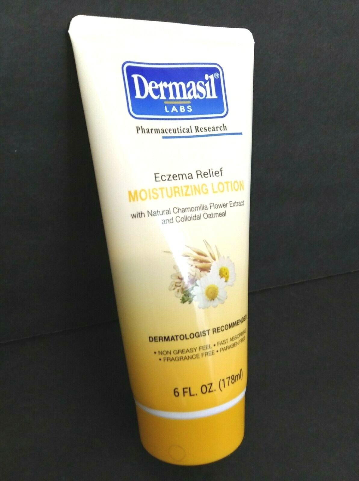 Dermasil Labs Skin Care Eczema Relief Moisturizing Lotion 6 Oz Fast Absorbing