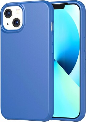 TECH21 EVOLITE Stoßfestes Flexibles Silikonhülle Für iPhone 13 Blau