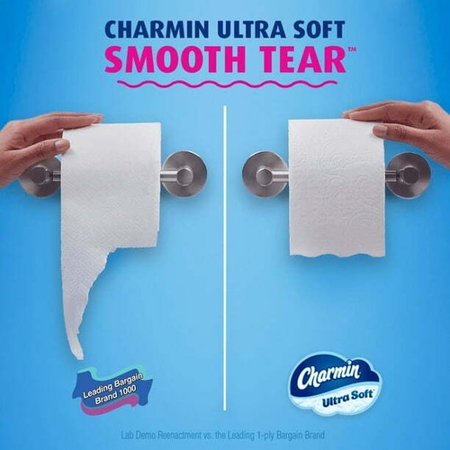 Charmin Toilet Paper Ultra Soft, 12 Mega Rolls - Picture 5 of 5