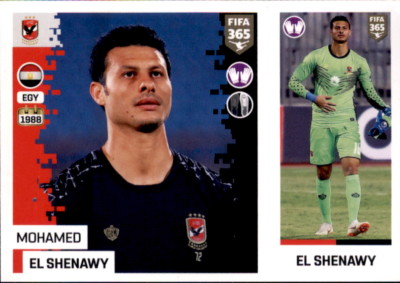 Panini FIFA365 2019 - Sticker 352 a/b - Mohamed El Shenawy - Al Ahly SC