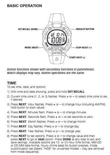 Timex ironman clearance classic 30 instructions