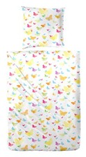 Primera Renforce Bettwäsche 135x200 Schmetterlinge bunt weiß 123107-12