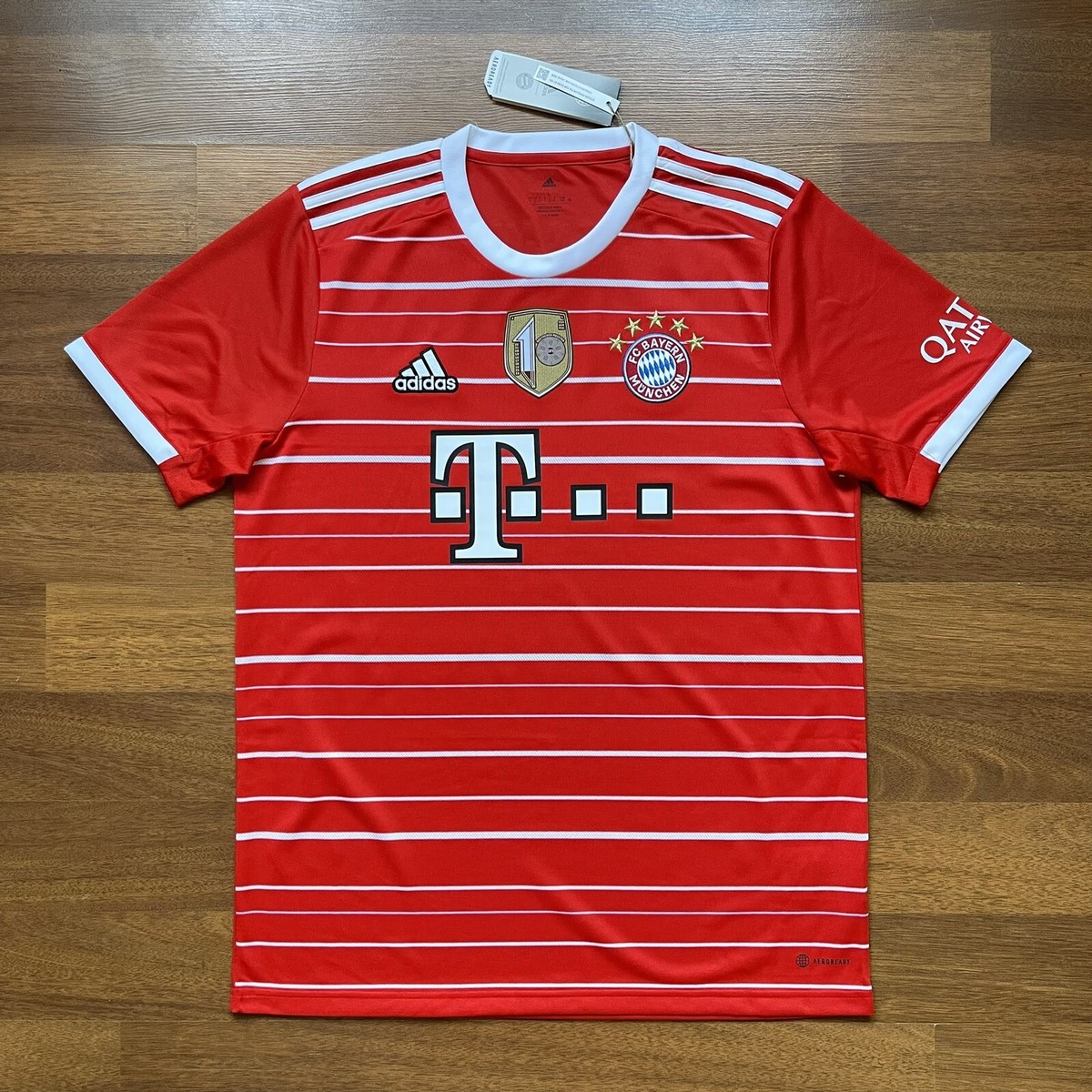 BAYERN ADIDAS 2022/2023 FOOTBALL HOME JERSEY #9 LEWANDOWSKI SIZE