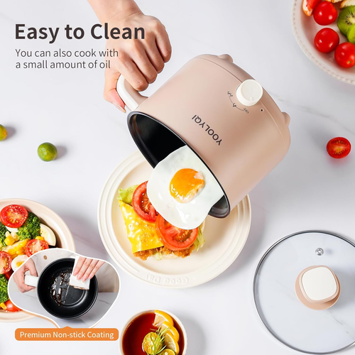 Hot Pot Electric Ramen Cooker: 1.5 L Portable Lazy Pot, Dual Power Regulation , - Picture 5 of 12