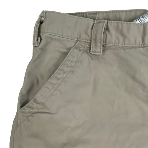 Carhartt Carpenter Shorts Mens Size 36 Beige Original Fit Canvas Utility Work - Picture 10 of 16