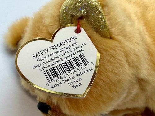 Brown Dog Canine Plush Toys Ty Beanie Babies Zodiac Collection Retired - Imagen 8 de 21