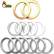 12Pcs Transfer and Differential Case Drain Plug Crush Washer Service Gasket Kit
