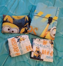 DESPICABLE ME Crib Sheets COMFORTER Drape Panel 2016 MINION MISHAPS 4 Piece Set