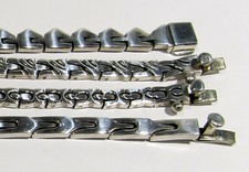Mexican Chunky 925 Silver Link Various Styles Choice H Y Modern Accents 7"