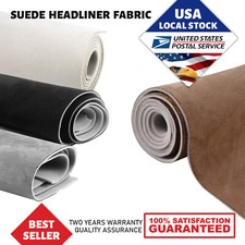 Headliner Material Suede Fabric Foam Backing For Automotive Roof lining Replace