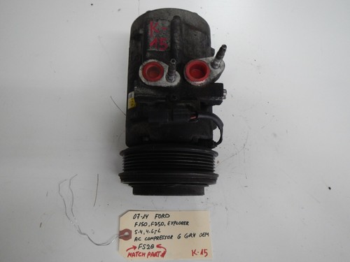 07-08-09-10-11-12-13-14 FORD F250,EXPLORER 5.4+4.6-L A/C COMPRESSOR FS20 ( K-15) - Picture 2 of 3