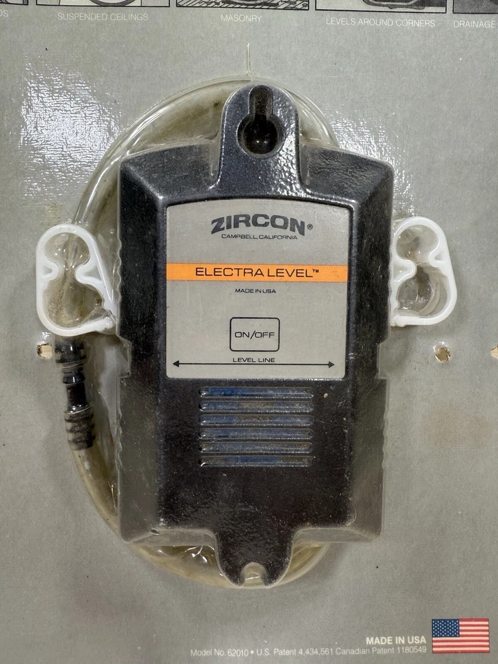 Zircon Electra Level Electronic Water Level - Model 62010 Made In U.S.A. Sealed - Image 3 of 4