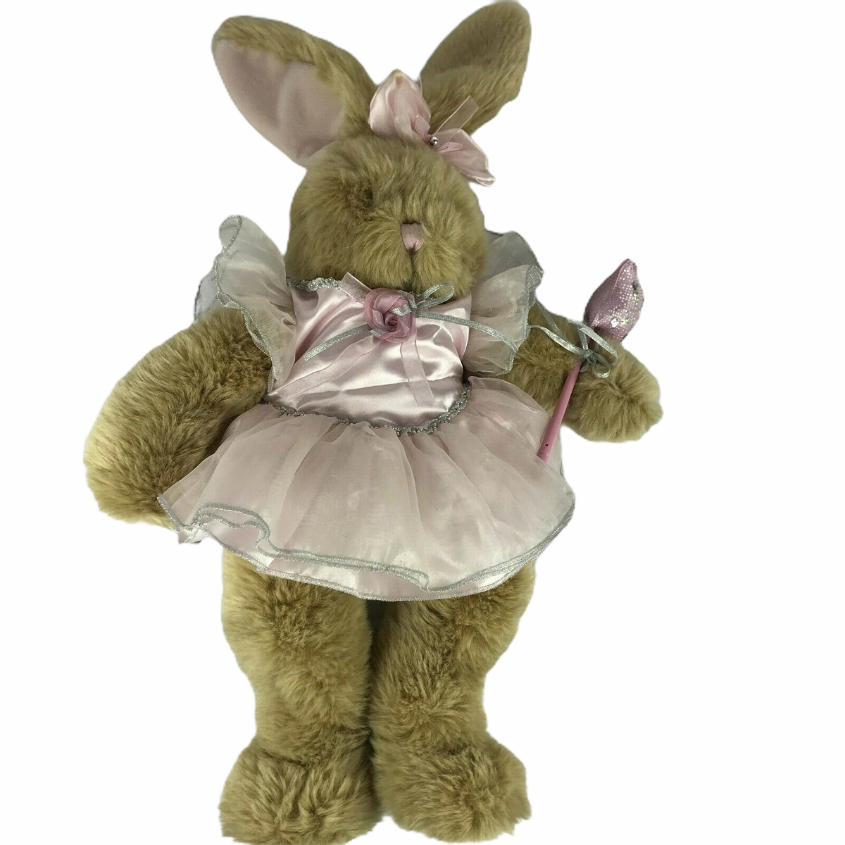 Build a Bear Ballerina Ballet Bunny Rabbit Floppy Ears Tan Brown