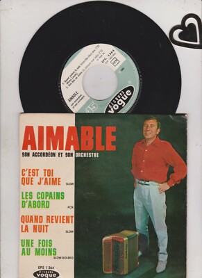 Aimable  son accordeon et son orchestre  - c´est toi que j ´aime 1965