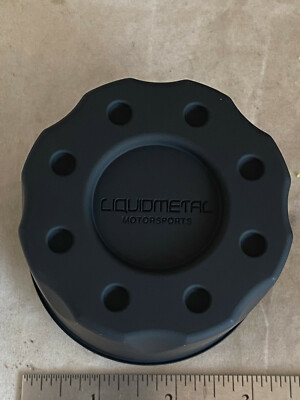 1-Liquidmetal Liquid Metal 2 Piece Hub Cover Matte Black Center Cap BC-668 A & L