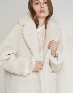 bcbg teddy coat