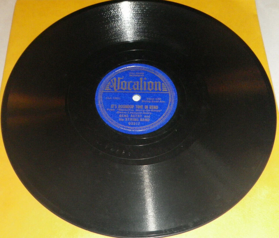 Gene Autry String Band VOCALION 03317 IN THE LAND OF ZULU Foto 2 de 2